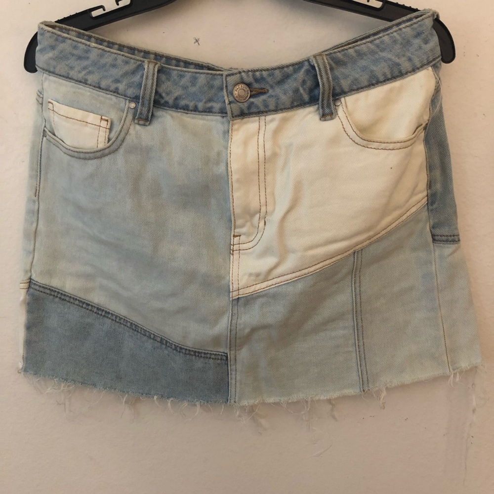 Vintage Patchwork Mini Skirt